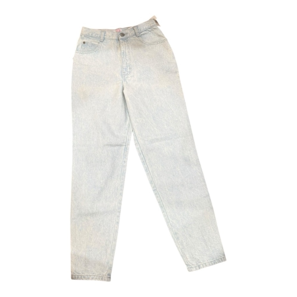 Vintage Sasson Light Wash Dungaree Jeans Women’s Size 9 Lace-Up Ankle Detail NWT